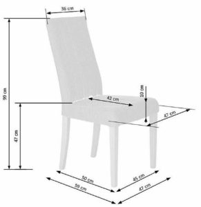 Высота кухонного стула от пола до сиденья стандартная